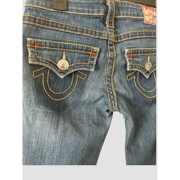 True Religion Shorts Denim Joey Short Big T Womens Size 26 Made In USA Vintage - Picture 5 of 8